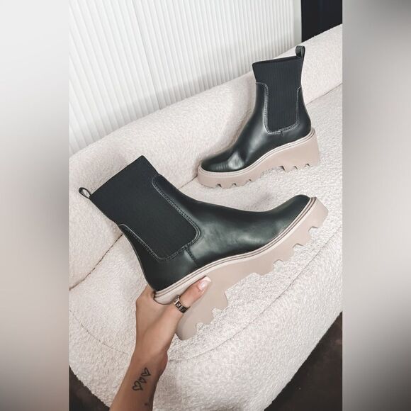 Dolce Vita Hoven H2O Boots Onyx Leather - Picture 3 of 12